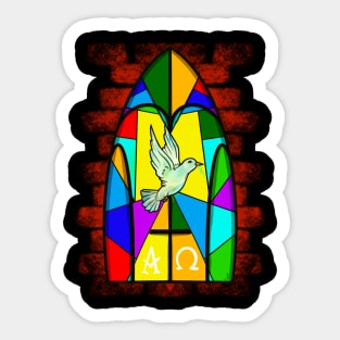 Church window Sticker